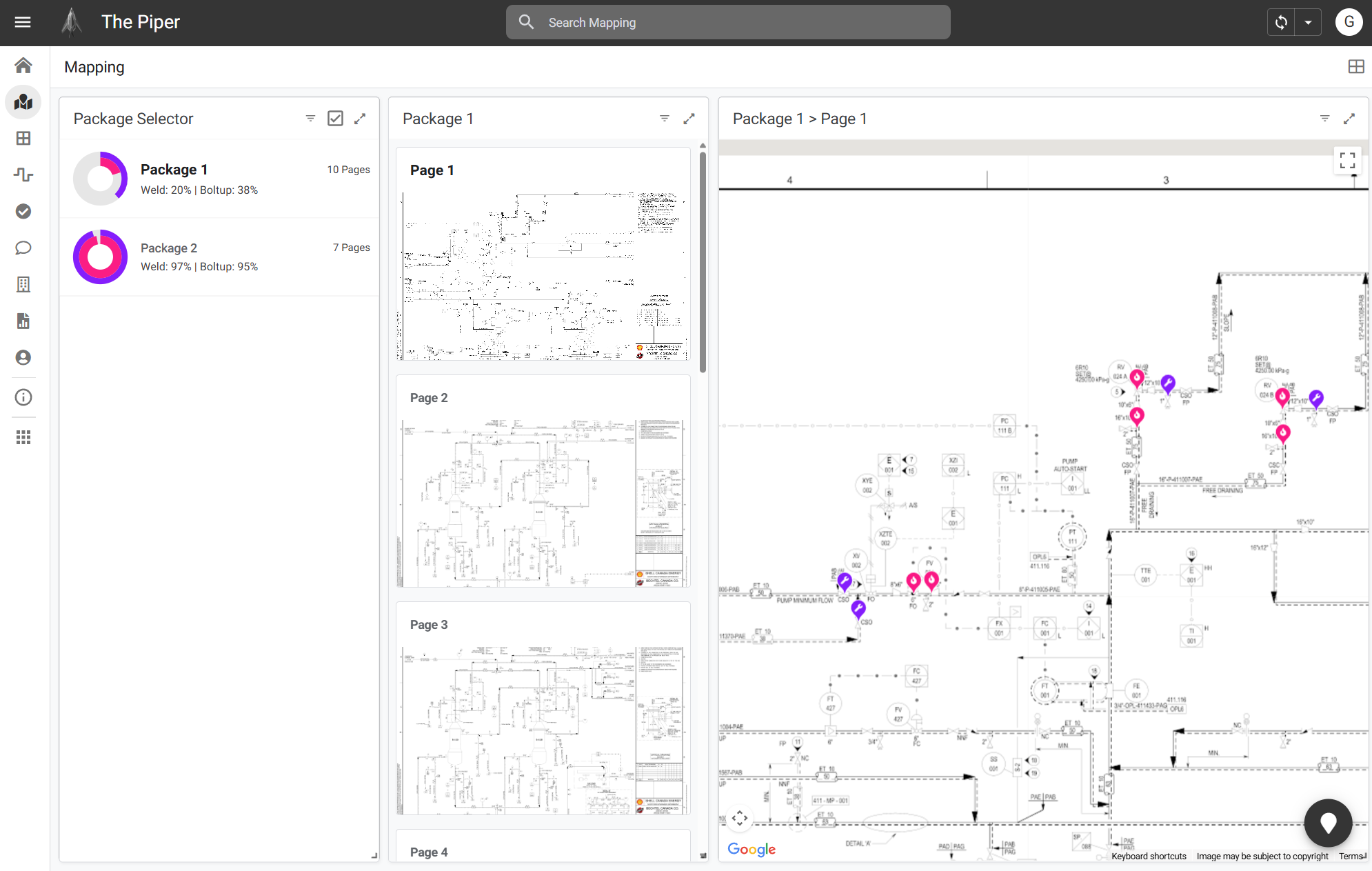 Discipline-specific apps App interface